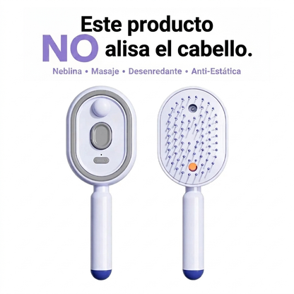 Peine de masaje eléctrico Autolimpiante y antienredos